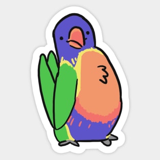 Rainbow Lorikeet Sticker